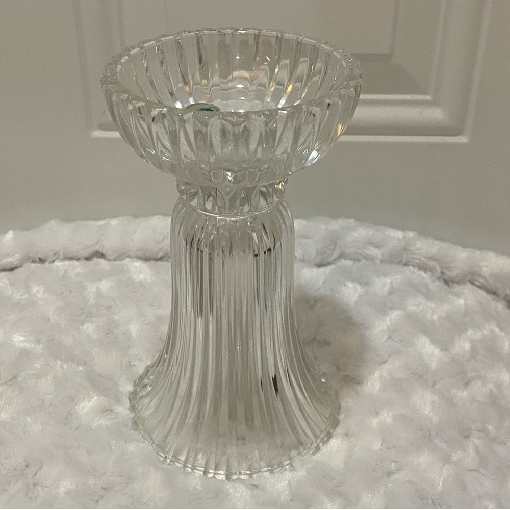 PartyLite Vienna Waltz Crystal Vase & Candle Holder - Like New - Picture 3 of 7